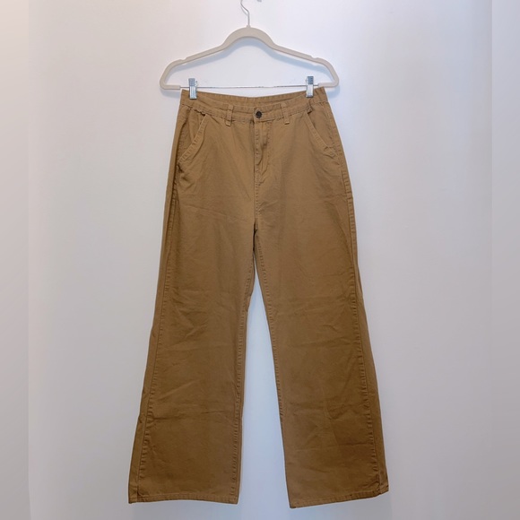 High waist wide leg utility pants - Picture 1 of 5